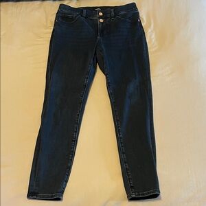Express Mid Rise Crop Skinny